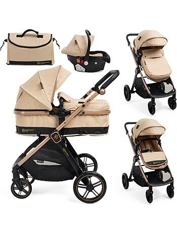 Carrito De Bebé Tres Piezas 3 En 1 - Carricoche De 3 Piezas - 0-22kg - Iris - Bebelissimo