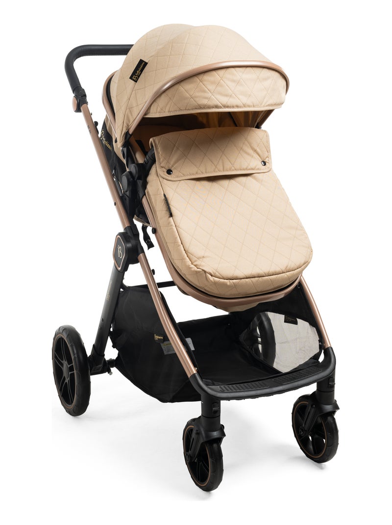 Carrito De Bebé Tres Piezas 3 En 1  - Carricoche De 3 Piezas - 0-22kg - Iris - Bebelissimo Beige - Kiabi