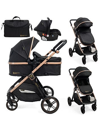 Carrito De Bebé Tres Piezas 3 En 1 - Carricoche De 3 Piezas - 0-22kg - Iris - Bebelissimo