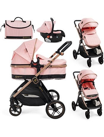 Carrito De Bebé Tres Piezas 3 En 1 - Carricoche De 3 Piezas - 0-22kg - Iris - Bebelissimo