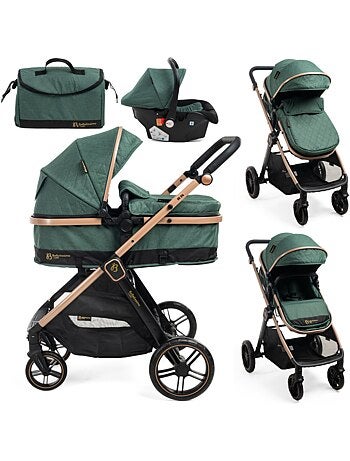 Carrito De Bebé Tres Piezas 3 En 1 - Carricoche De 3 Piezas - 0-22kg - Iris - Bebelissimo