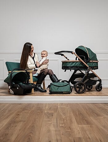 Carrito De Bebé Tres Piezas 3 En 1 - Carricoche De 3 Piezas - 0-22kg - Iris - Bebelissimo