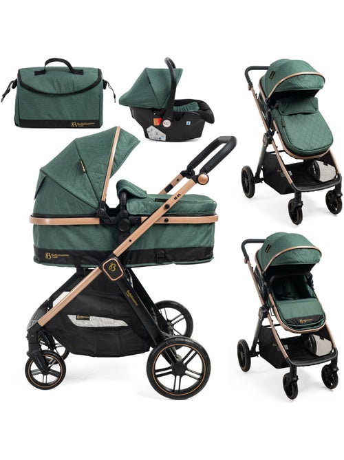 Carrito De Bebé Tres Piezas 3 En 1  - Carricoche De 3 Piezas - 0-22kg - Iris - Bebelissimo - Kiabi