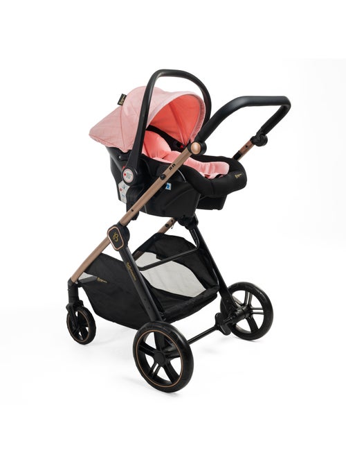 Carrito De Bebé Tres Piezas 3 En 1  - Carricoche De 3 Piezas - 0-22kg - Iris Con Base Isofix - Kiabi