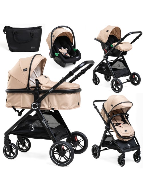 Carrito De Bebé Tres Piezas 3 En 1  - Carricoche De 3 Piezas - 0-22kg - Nicea - Bebelissimo - Kiabi