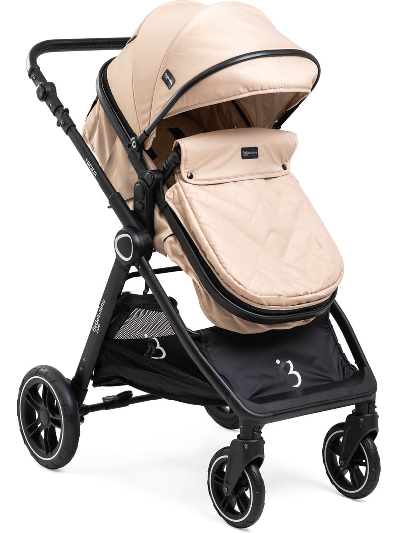 Carrito De Bebé Tres Piezas 3 En 1  - Carricoche De 3 Piezas - 0-22kg - Nicea - Bebelissimo Beige - Kiabi