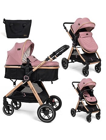 Carrito De Bebé Tres Piezas 3 En 1 - Carricoche De 3 Piezas - 0-22kg - Nicea - Bebelissimo