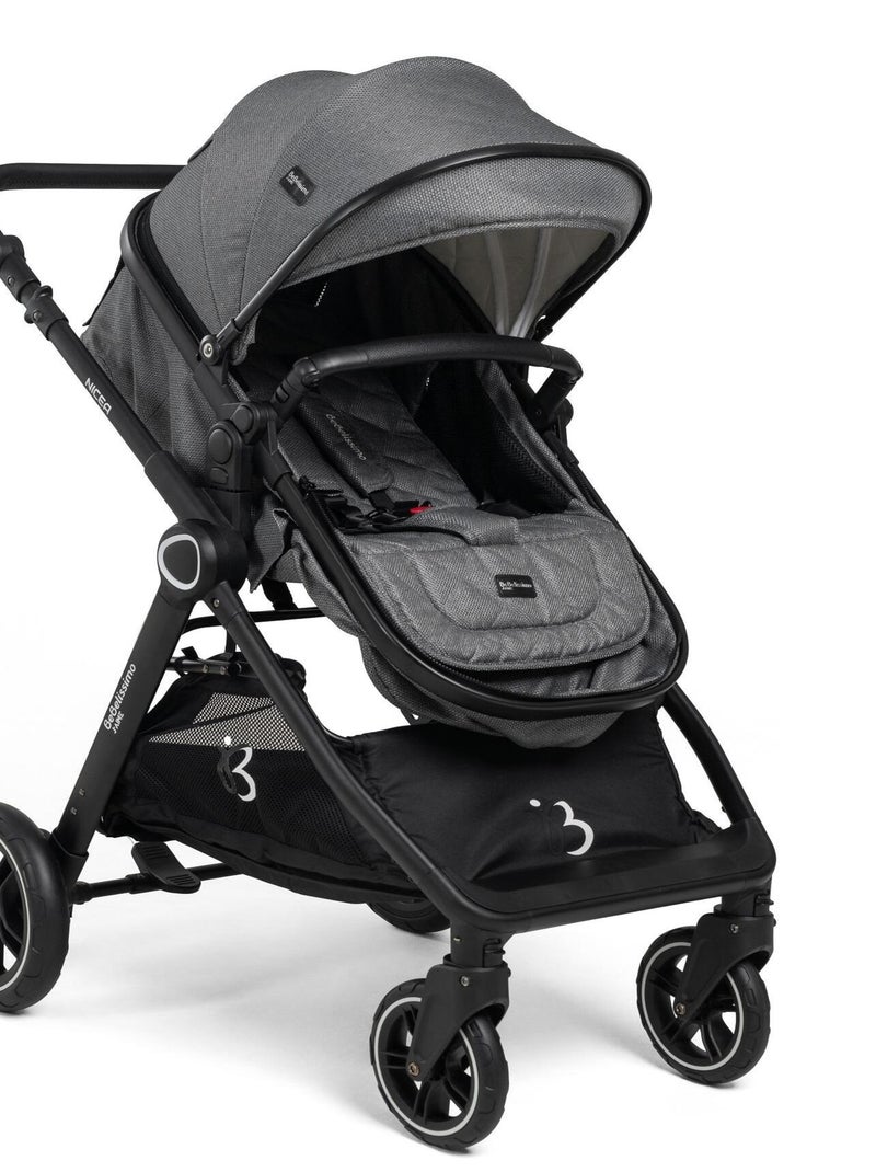 Carrito De Bebé Tres Piezas 3 En 1  - Carricoche De 3 Piezas - 0-22kg - Nicea - Bebelissimo Gris - Kiabi