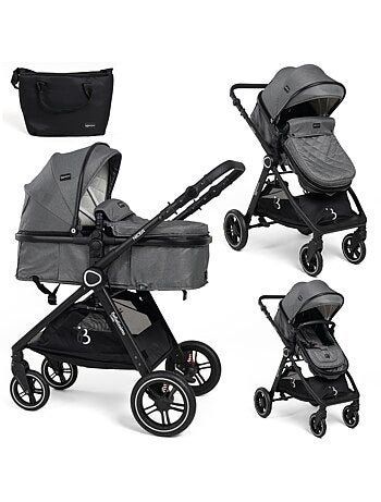 Carrito De Bebé Tres Piezas 3 En 1 - Carricoche De 3 Piezas - 0-22kg - Nicea - Bebelissimo