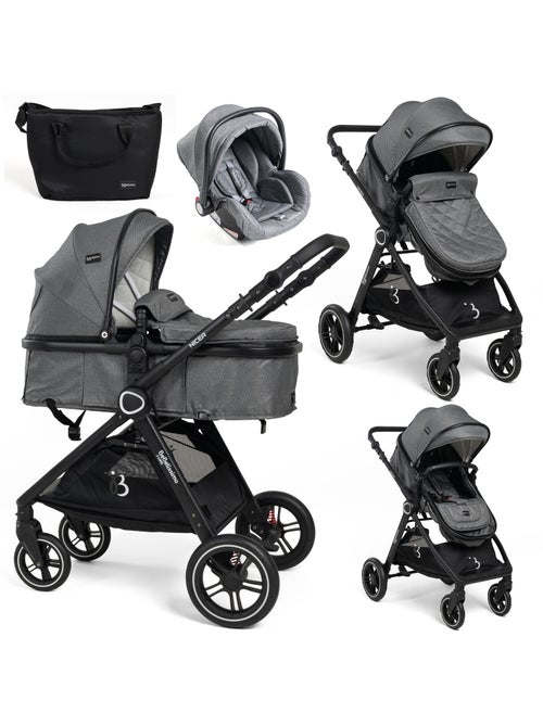 Carrito De Bebé Tres Piezas 3 En 1  - Carricoche De 3 Piezas - 0-22kg - Nicea - Bebelissimo - Kiabi