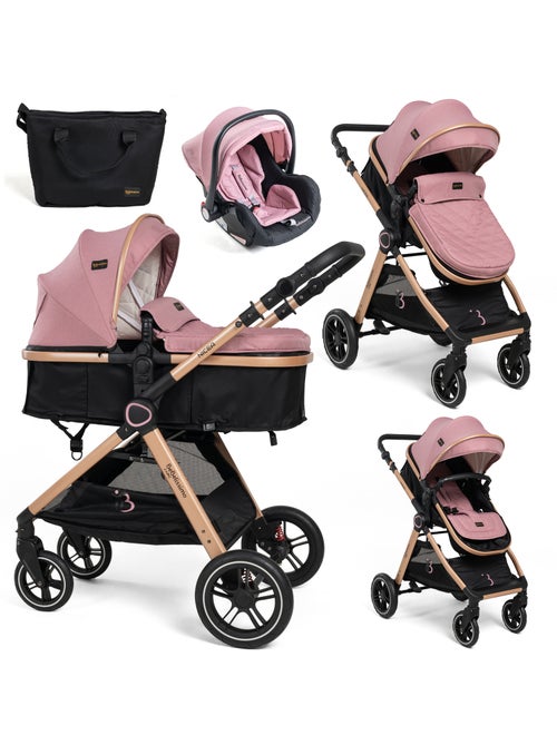 Carrito De Bebé Tres Piezas 3 En 1  - Carricoche De 3 Piezas - 0-22kg - Nicea - Bebelissimo - Kiabi