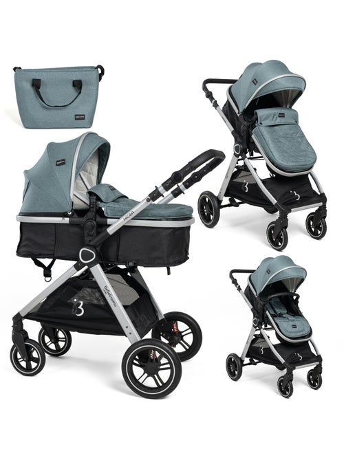 Carrito De Bebé Tres Piezas 3 En 1  - Carricoche De 3 Piezas - 0-22kg - Nicea - Bebelissimo - Kiabi
