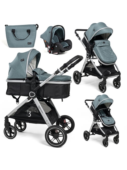 Carrito De Bebé Tres Piezas 3 En 1  - Carricoche De 3 Piezas - 0-22kg - Nicea - Bebelissimo - Kiabi