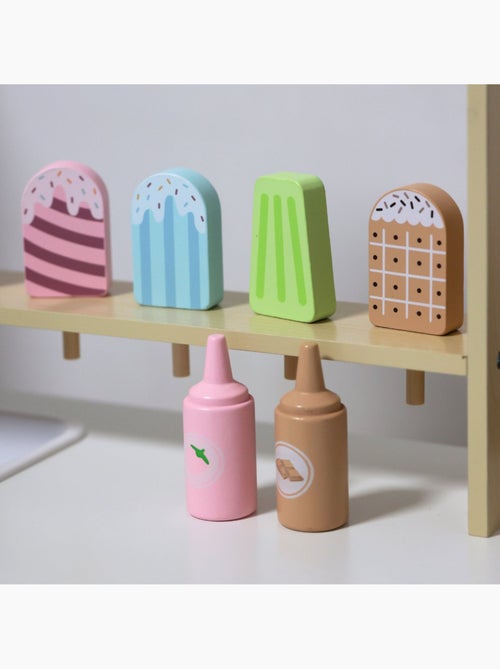 Carrito de helados de madera con accesorios Mamabrum - Kiabi