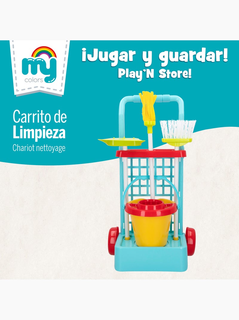 Carrito de limpieza my home colors N/D - Kiabi