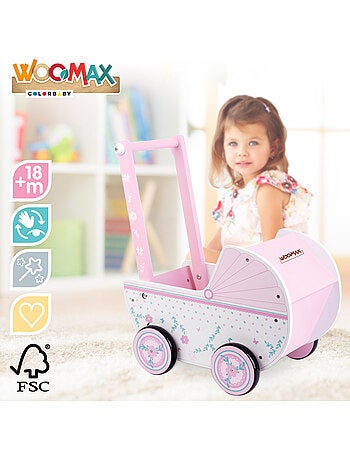 Carrito de muñecas madera woomax