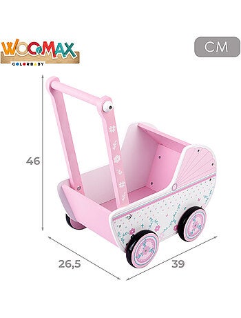 Carrito de muñecas madera woomax