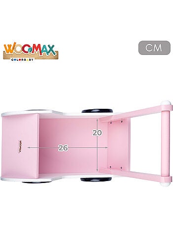 Carrito de muñecas madera woomax