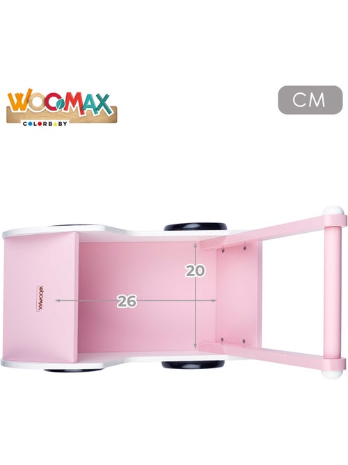 Carrito de muñecas madera woomax - Kiabi Carrito de muñecas madera woomax - Kiabi