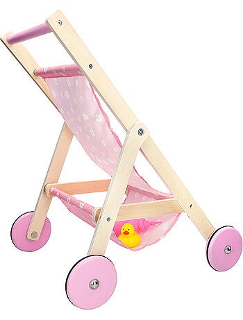 Carrito muñeca 36 cm madera WOOMAX