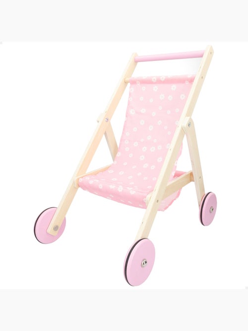 Carrito muñeca 36 cm madera WOOMAX - Kiabi