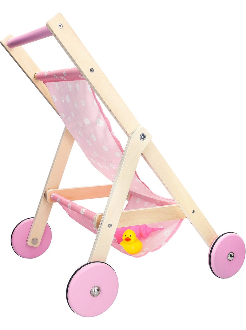 Carrito muñeca 36 cm madera WOOMAX N/D - Kiabi
