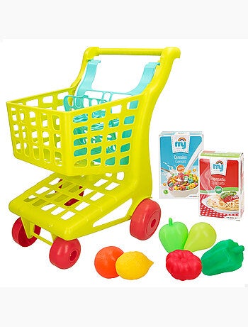 Carrito supermercado con alimentos my home colors
