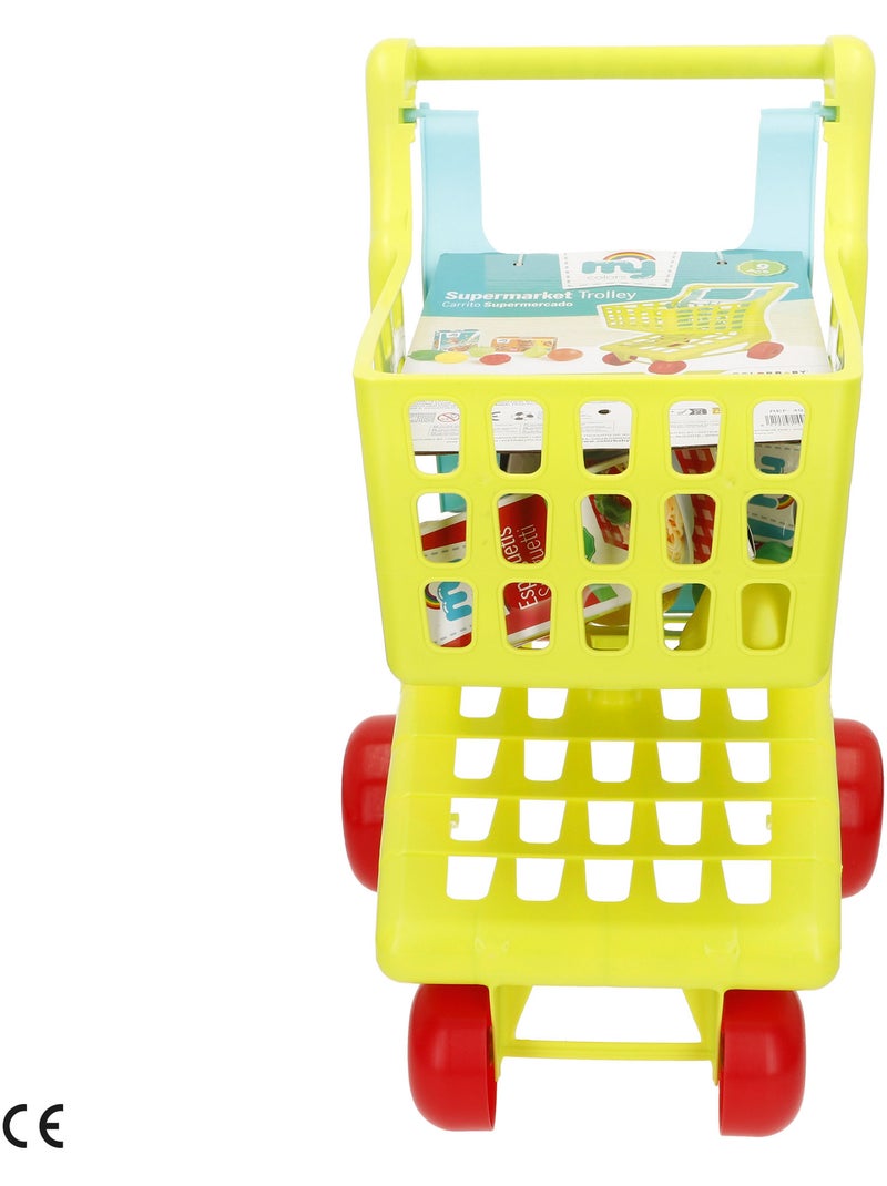 Carrito supermercado con alimentos my home colors N/D - Kiabi