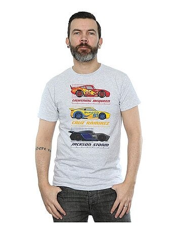 Cars - Camiseta Racer Profile de Algodón para Hombre
