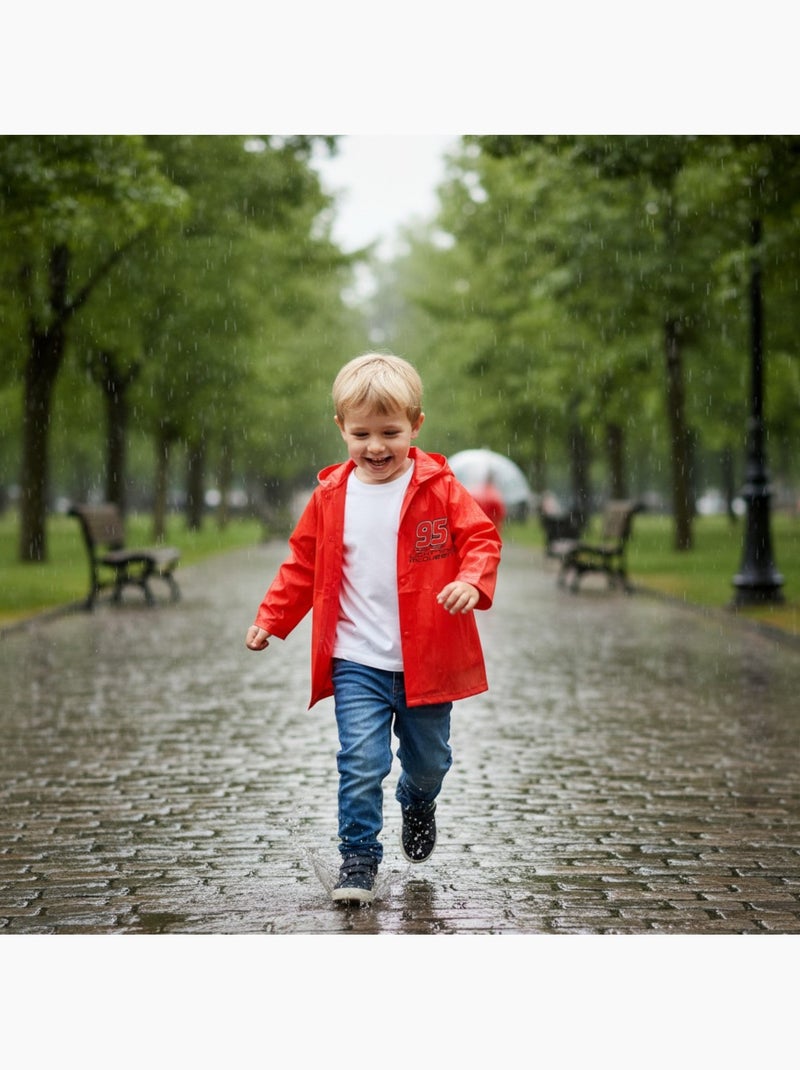 Cars - Impermeable infantil  Lightning McQueen Rojo - Kiabi