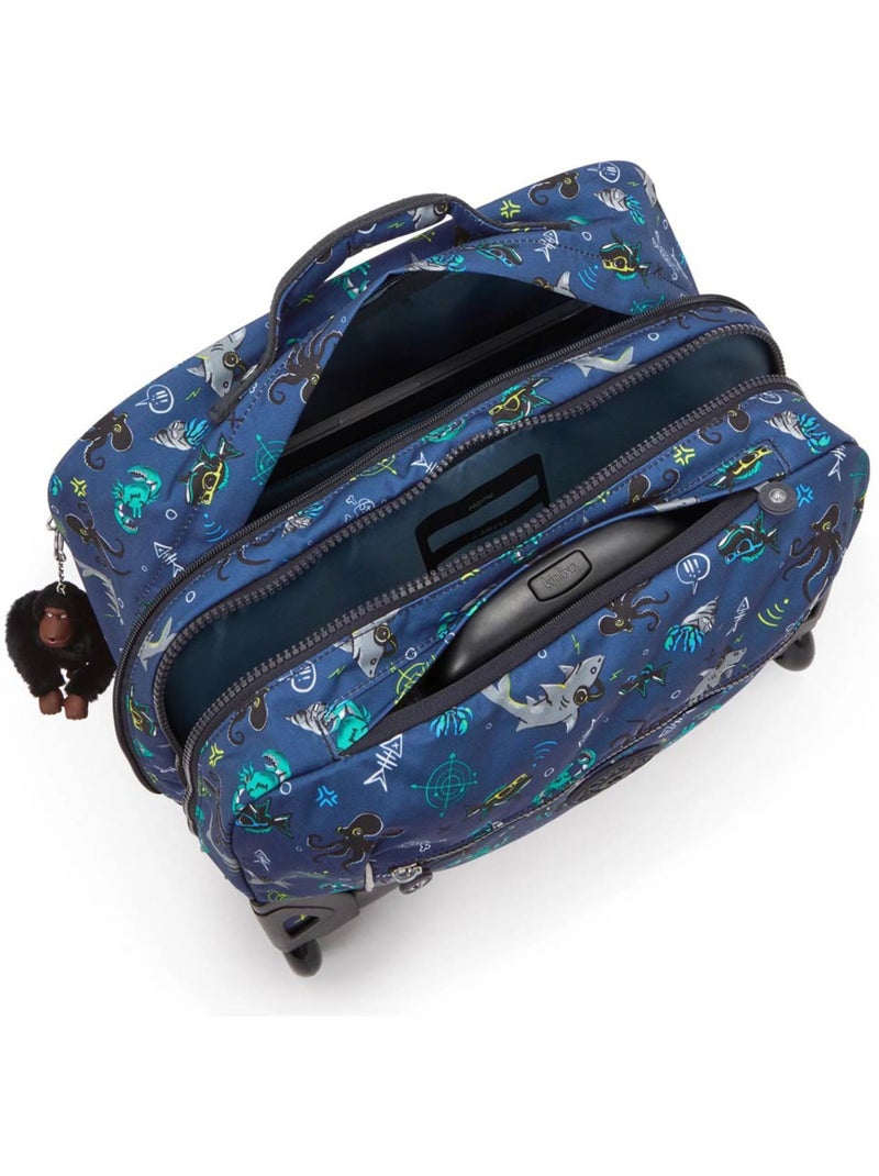 Cartable à ruedas motivo undersea party kipling Azul Negro - Kiabi