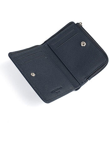 Cartera - 1 pliegue - Detener RFID - Cuero CONFORT