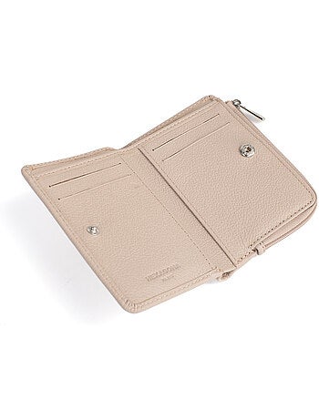Cartera - 1 pliegue - Detener RFID - Cuero CONFORT