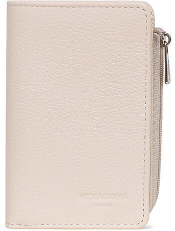 Cartera - 1 pliegue - Detener RFID - Cuero CONFORT
