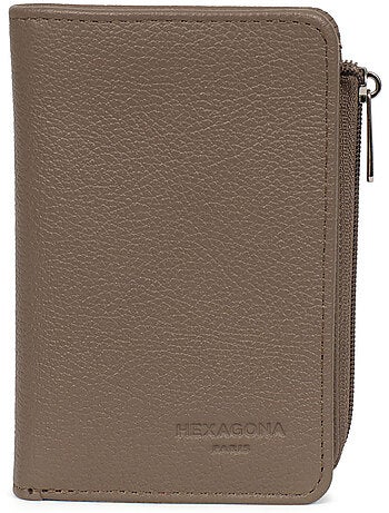 Cartera - 1 pliegue - Detener RFID - Cuero CONFORT