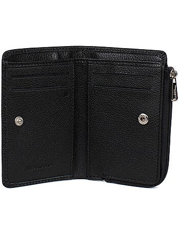 Cartera - 1 pliegue - Detener RFID - Cuero CONFORT