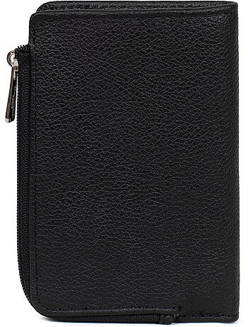 Cartera - 1 pliegue - Detener RFID - Cuero CONFORT
