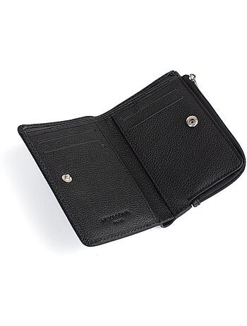Cartera - 1 pliegue - Detener RFID - Cuero CONFORT