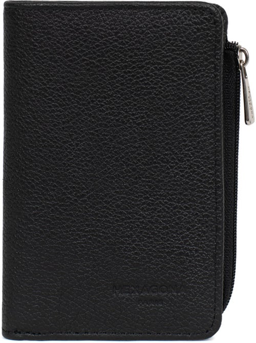 Cartera - 1 pliegue - Detener RFID - Cuero CONFORT - Kiabi