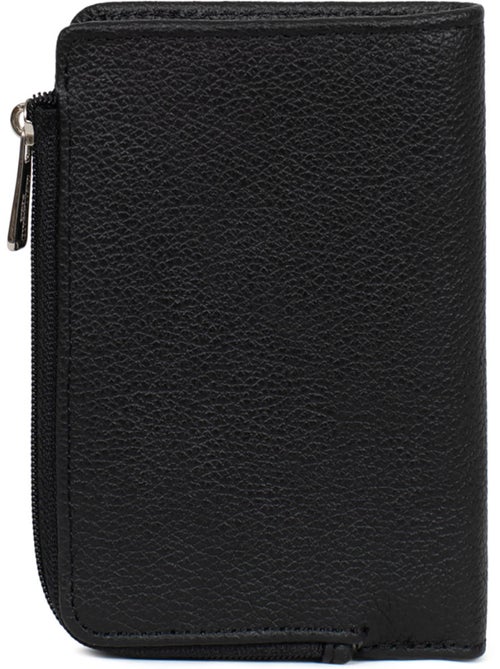 Cartera - 1 pliegue - Detener RFID - Cuero CONFORT - Kiabi