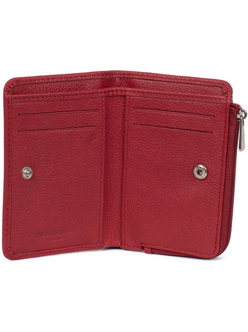 Cartera - 1 pliegue - Detener RFID - Cuero CONFORT - Kiabi
