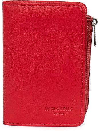 Cartera - 1 pliegue - Detener RFID - Cuero CONFORT