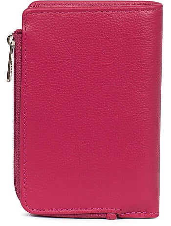 Cartera - 1 pliegue - Detener RFID - Cuero CONFORT