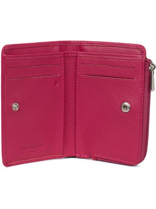 Cartera - 1 pliegue - Detener RFID - Cuero CONFORT - Kiabi