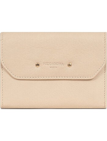 Cartera - 1 pliegue - Detener RFID - Cuero de vaca TAIMA