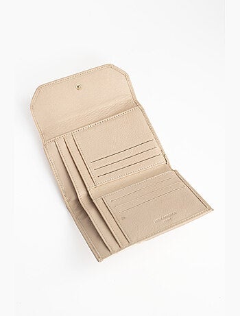 Cartera - 1 pliegue - Detener RFID - Cuero de vaca TAIMA