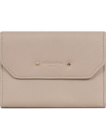 Cartera - 1 pliegue - detener rfid - cuero de vaca taima