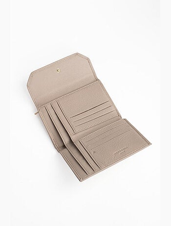 Cartera - 1 pliegue - detener rfid - cuero de vaca taima