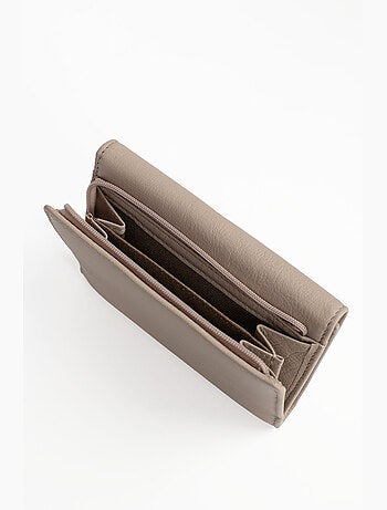 Cartera - 1 pliegue - detener rfid - cuero de vaca taima