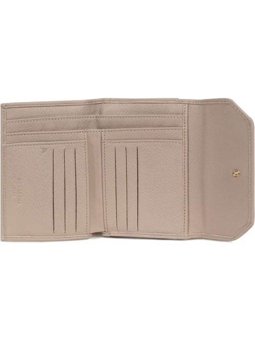 Cartera - 1 pliegue - Detener RFID - Cuero de vaca TAIMA - Kiabi